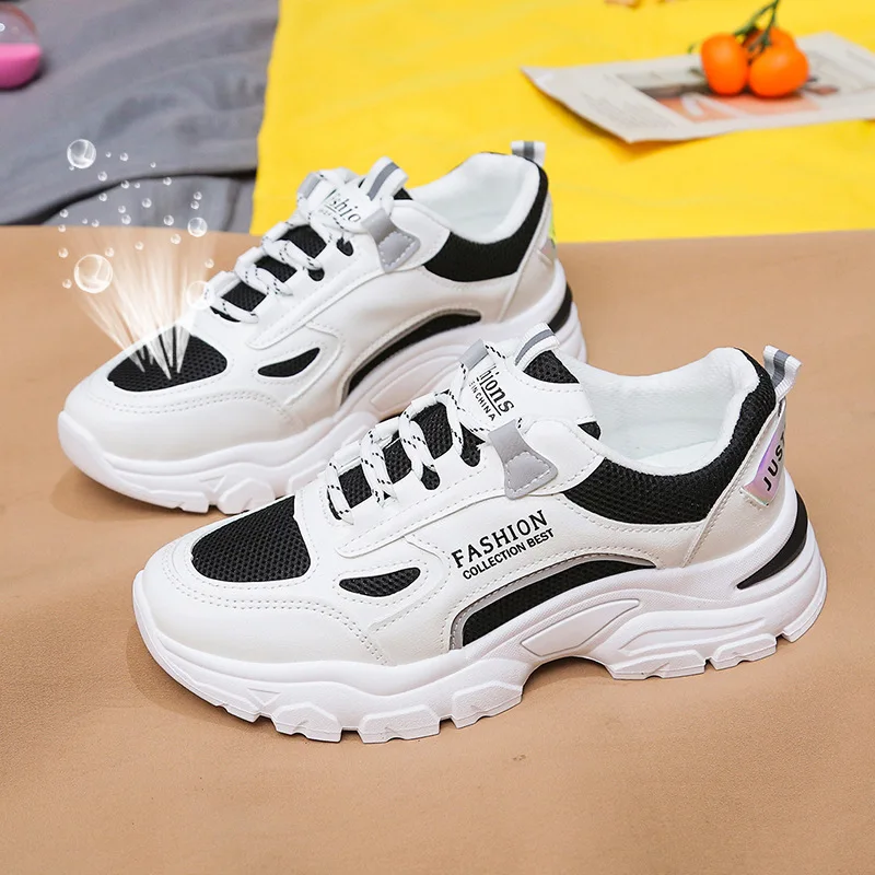 Net Celebrity Old Shoes Women Spring and Autumn 2021 New Fashion Trendy Shoes Casual Breathable Fashion Sports Women's Shoes