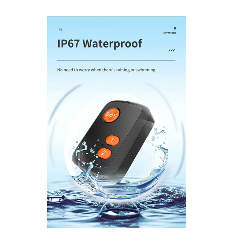 GPS + Beidou трекер RF-V51 WIFI совместимый с 4G LTE/3G WCDMA/2G GSM SOS-сигнализацией двусторонним