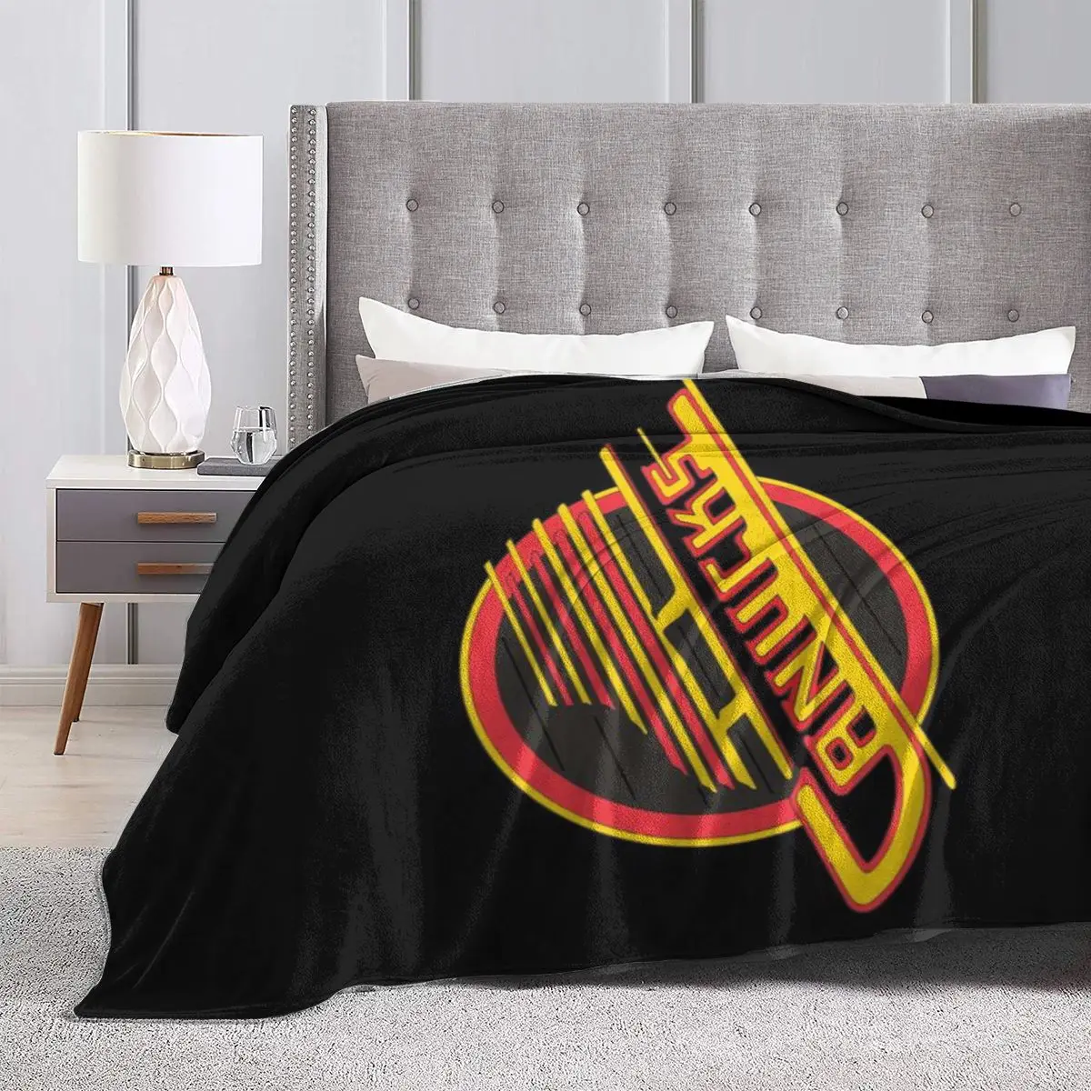 Canucks-vancouver Ультрамягкое одеяло из микрофлиса