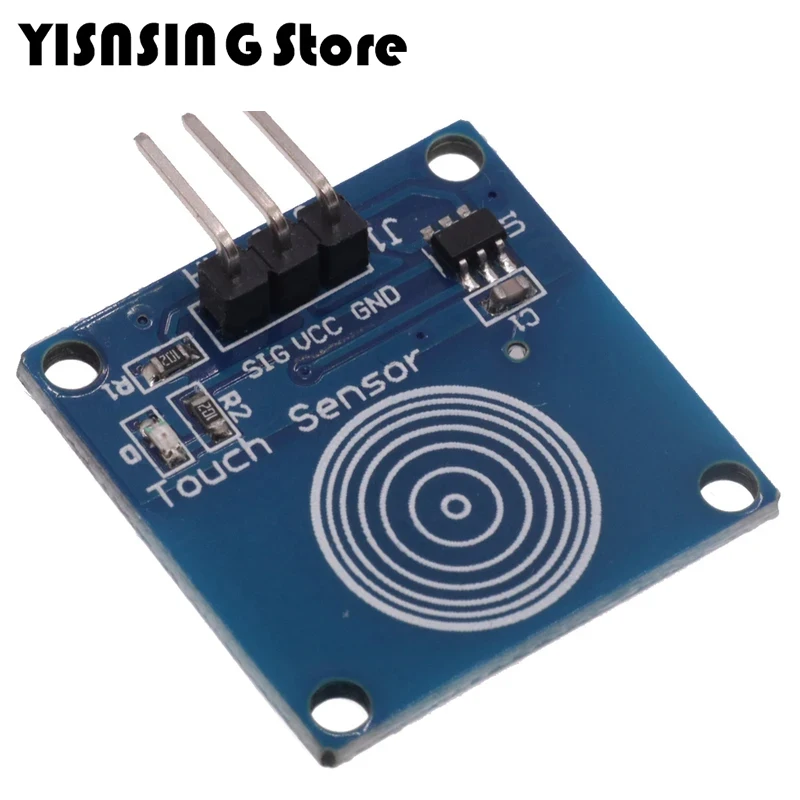 Модуль сенсорного переключателя TTP223 TTP223B 1-канальный цифровой емкостный