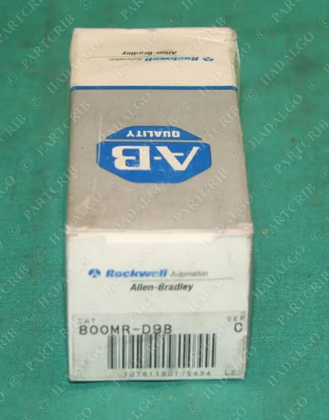 

Allen Bradley 800MR-D9B Switch Pushbutton Yellow button push d9 NEW