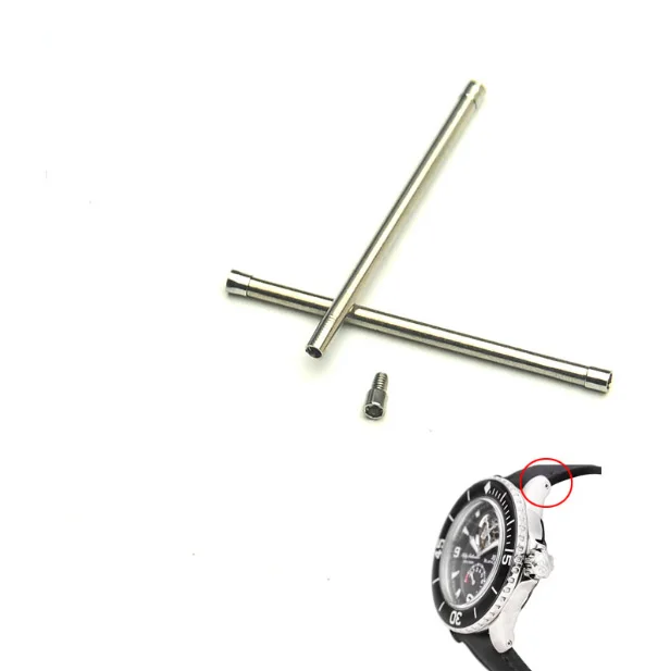 For Blancpain 50 Hex Screws, Watchband With Shaft, Unlug Watch Buckle Screw Rod Fittings
