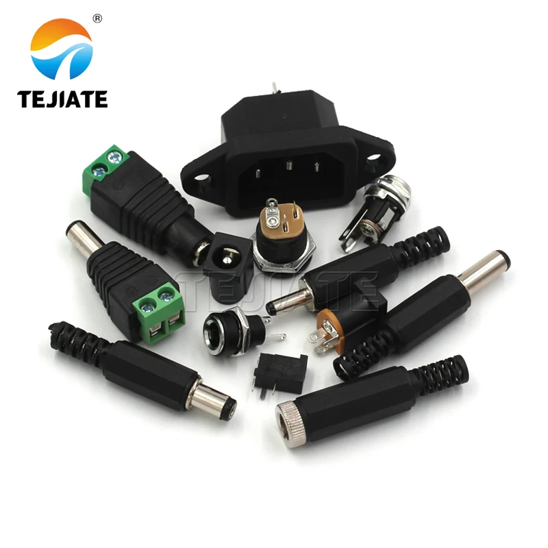 Штепсельная вилка и разъем постоянного тока 005/022B штепсельная розетка 5 5-2 1/2 5/3 мм