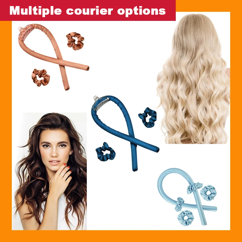 

Hair Styling Tool Heatless Curling Rod Headband No Heat Hair Curlers Ribbon Hair Rollers Sleeping Soft Curl Bar Wave Formers
