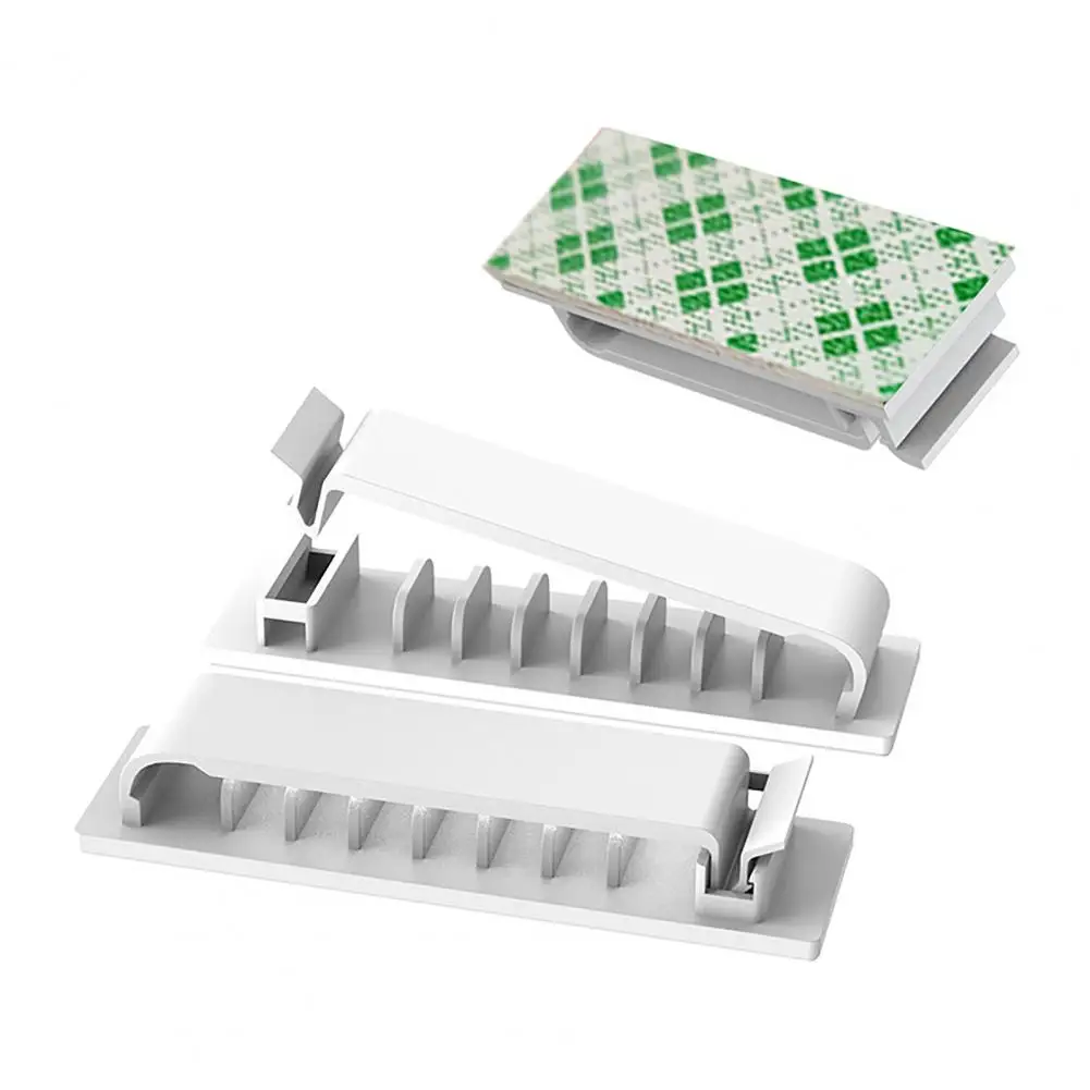 Удобный Настольный держатель кабеля для компьютера самоклеящийся сильная