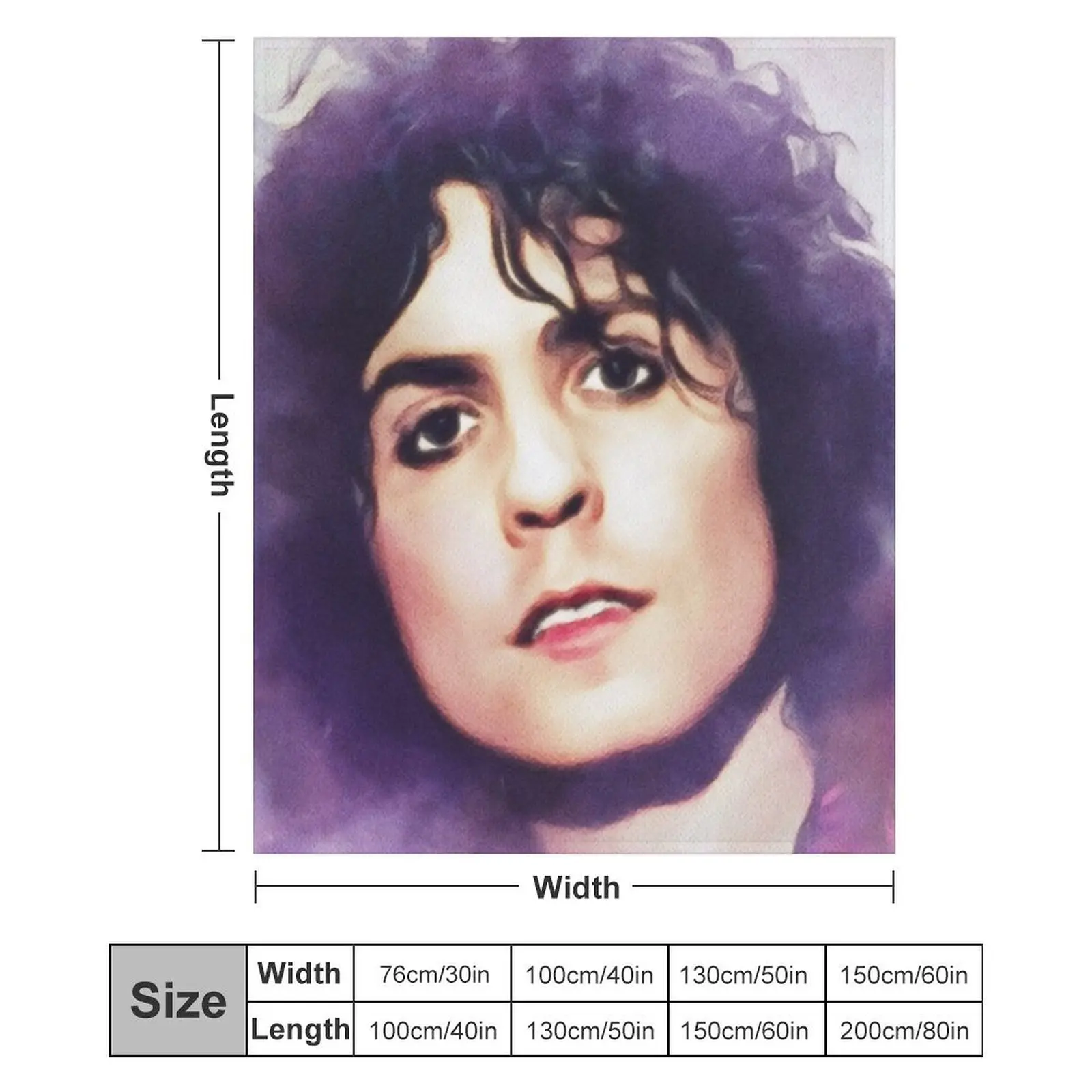 Марк Болан Music Legend одеяло движущееся для декоративных одеял диванов