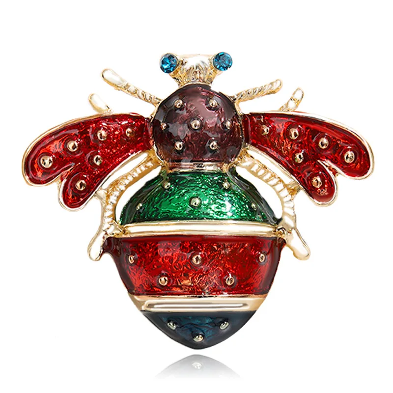 

Colorful Enamel Bee Brooches For Women Men Fly Insect Scarf Dress Lapel Pin Suit Bag Decorations Party Daily Jewelry Accesories