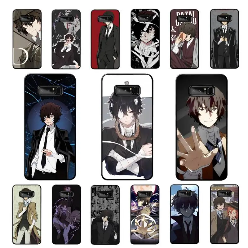 

Anime Bungou Stray Dogs Dazai Osamu Phone Case for Samsung Note 5 7 8 9 10 20 pro plus lite ultra A21 12 02