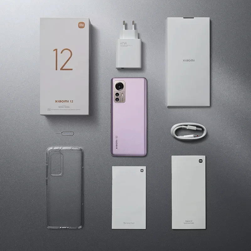 Kup Wersja Globalna Xiaomi 12 Smartphone 128GB/ 256GB NFC Snapdragon®8 Gen 1 Octa Core 120Hz 67W 50MP Kamera WIFI 6
