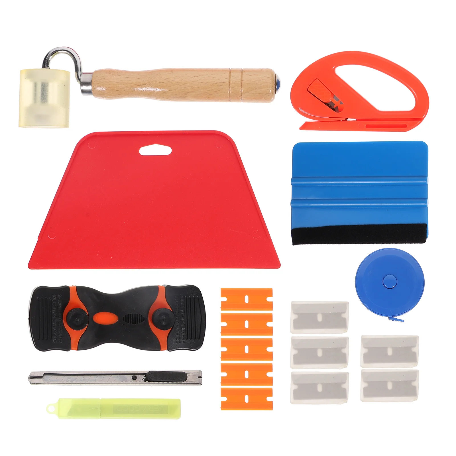 

27 Pcs Car Tint Squeegee Tools Car Wrap Kit Vehicle Scraper Car Film Kit