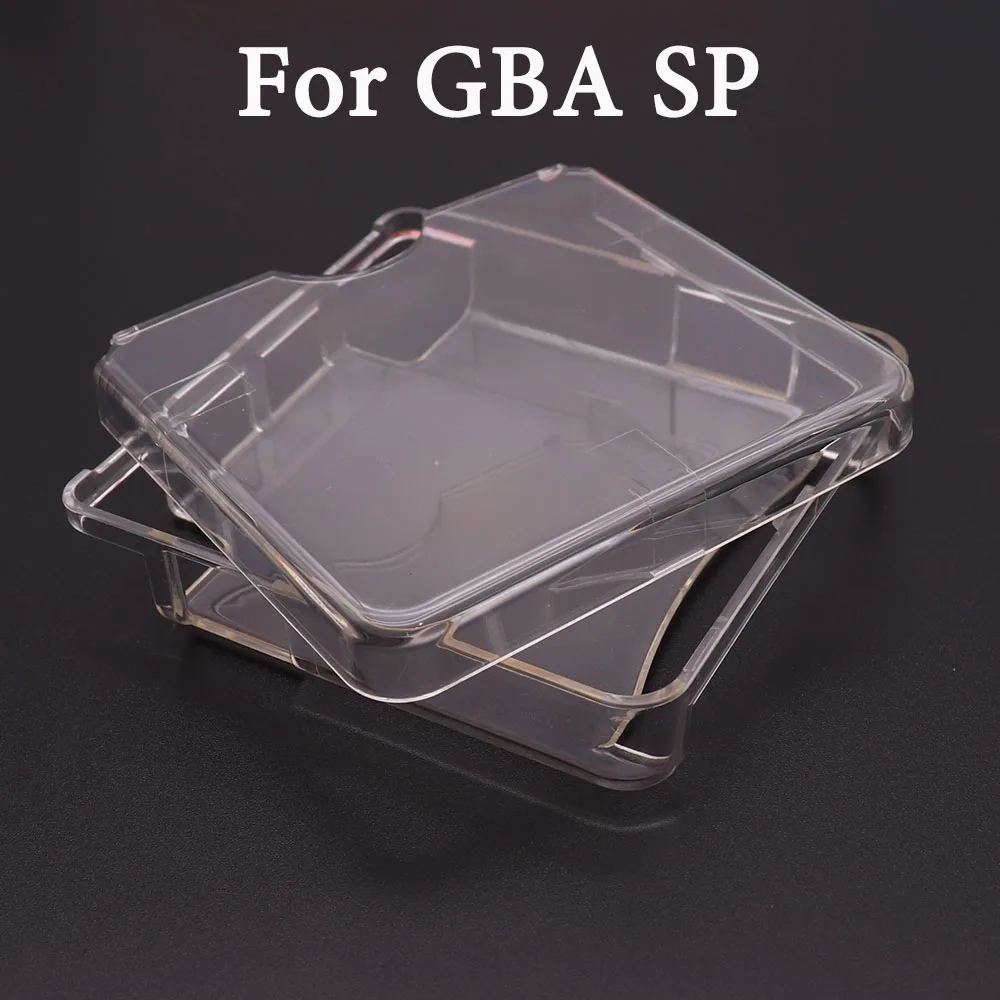 

TingDong 10pcs Clear Protective Cover Case Shell Housing For Gameboy Advance SP for GBA SP Game Console Crystal Cover Case