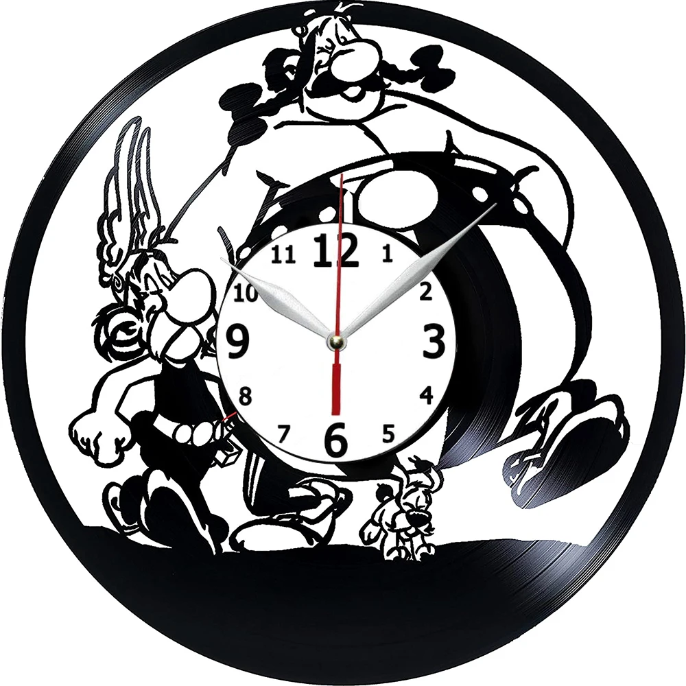 

Виниловые настенные часы-подарок для девочек и мальчиков, сделанные из винтажной виниловой пластины, замечательный подарок ручной работы-с...