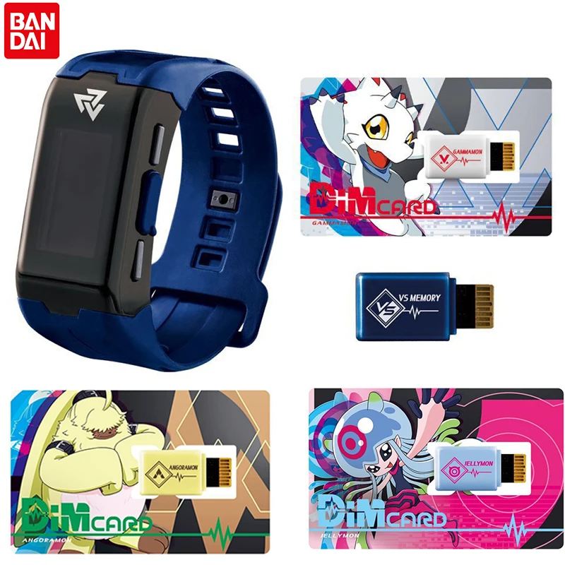 

Bandai DIGIMON ADVENTURE V Ghost GameColor Screen Watch Life Bracelet VITAL BRACELET Anime Figures DIM Card Kids Christmas Gifts