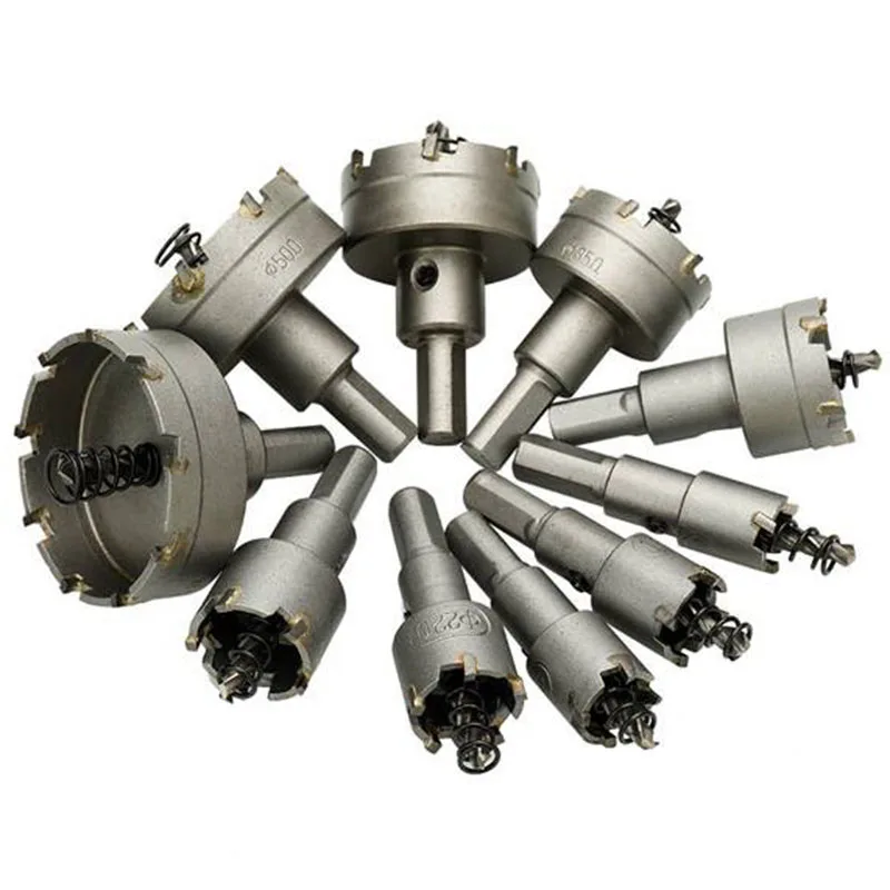 

Набор отверстий из сплава и нержавеющей стали, набор из 10 Сверл Из высокоскоростной стали (16/18/19/22/25/30/35/42/50/53) мм