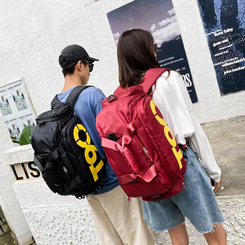 Sports And Fitness Bag Large Capacity Luggage Bag Wet And Dry With Shoe Compartment Handbag Shoulder Travel Bag Running