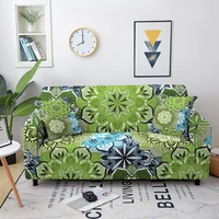 mandala sofa cover bohemian elastic slipcover for living room l shaped corner couch cover armchair protector 1234 sea