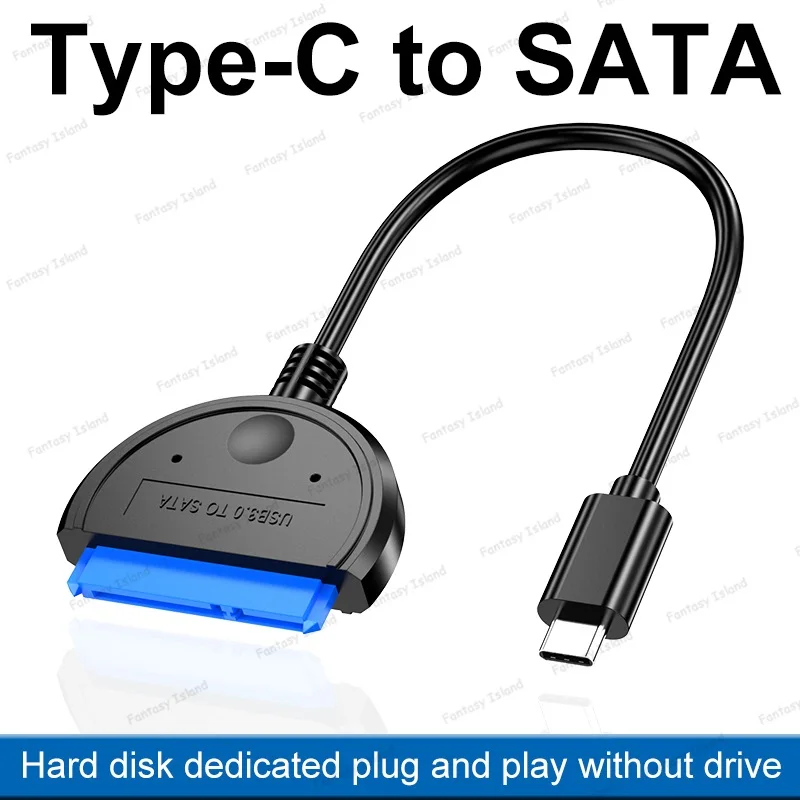 

Кабель для жесткого диска HW-TC44 Type-C на SATA, 2,5 дюйма, USB 3,0 на SATA