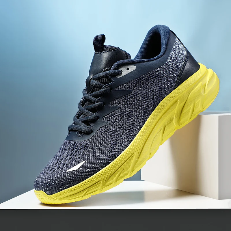 New Running Shoes for Men Athletic Training Sports Shoes Light Breathable Outdoor Road Shoes Non-slip Man Walking Jogging Shoes