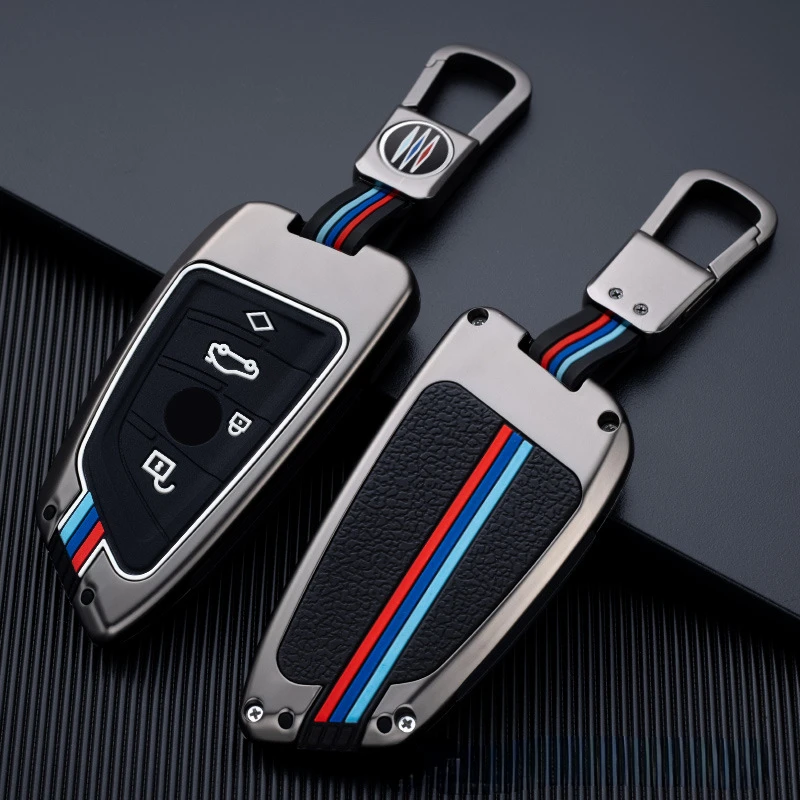 

Car Key Case Cover Key Bag For Bmw F20 G20 G30 X1 X3 X4 X5 G05 X6 Accessories Car-Styling Holder Shell Keychain Protection