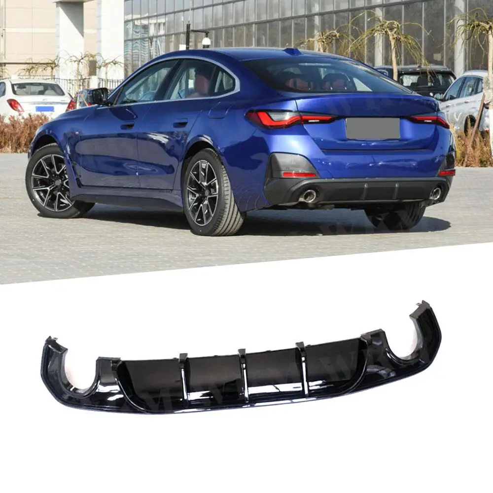 

Блестящий Черный Автомобильный задний спойлер ABS для BMW 4 серии G26 425i 430i M Sport Sedan Gran Coupe 2021 +