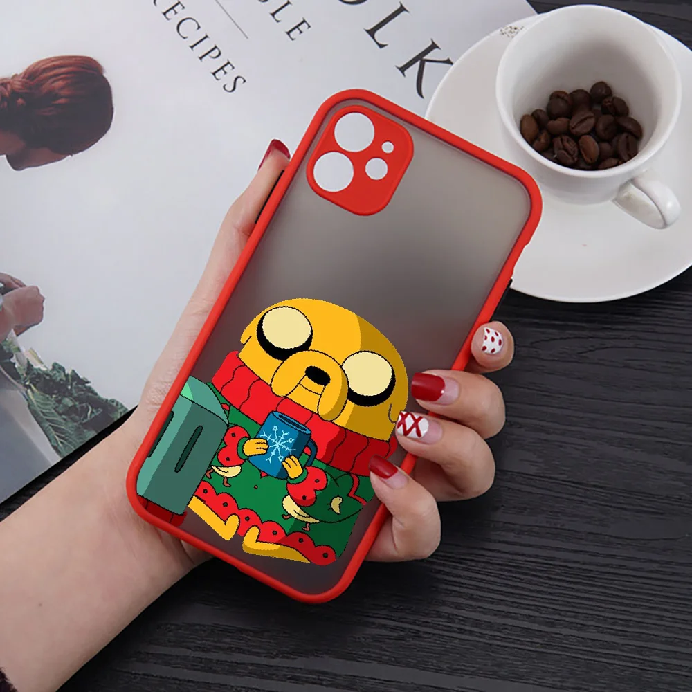 Чехол для телефона с мультяшным рисунком приключений iphone SE 2020 6 6S 7 8 11 12 13 Mini Plus X XS XR