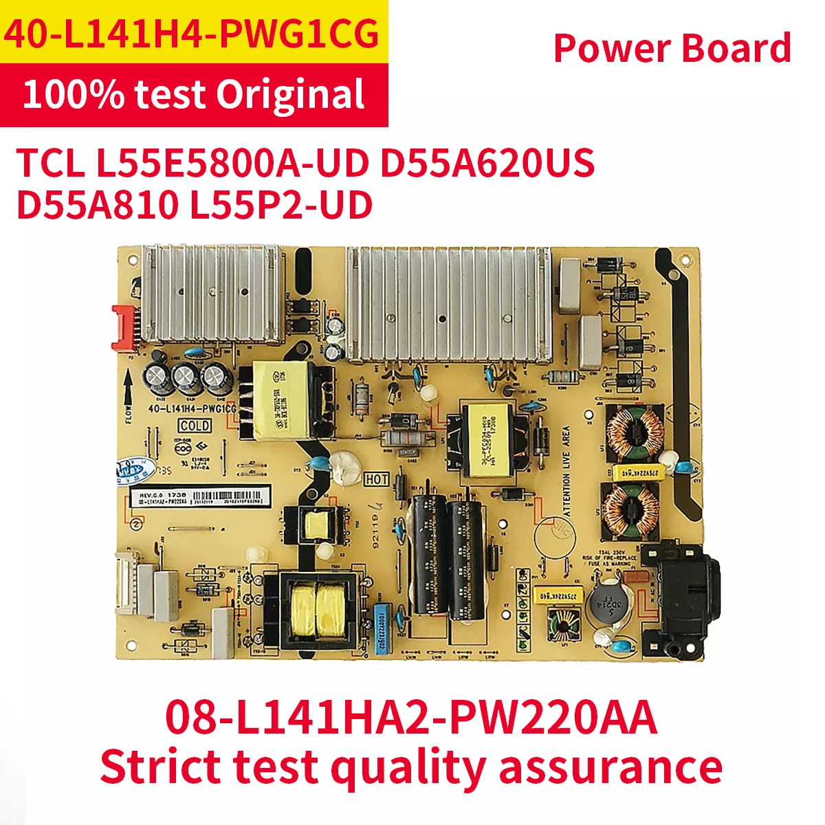 100% Good Test Power Supply Board 40-L141H4-PWG1CG 08-L141HA
