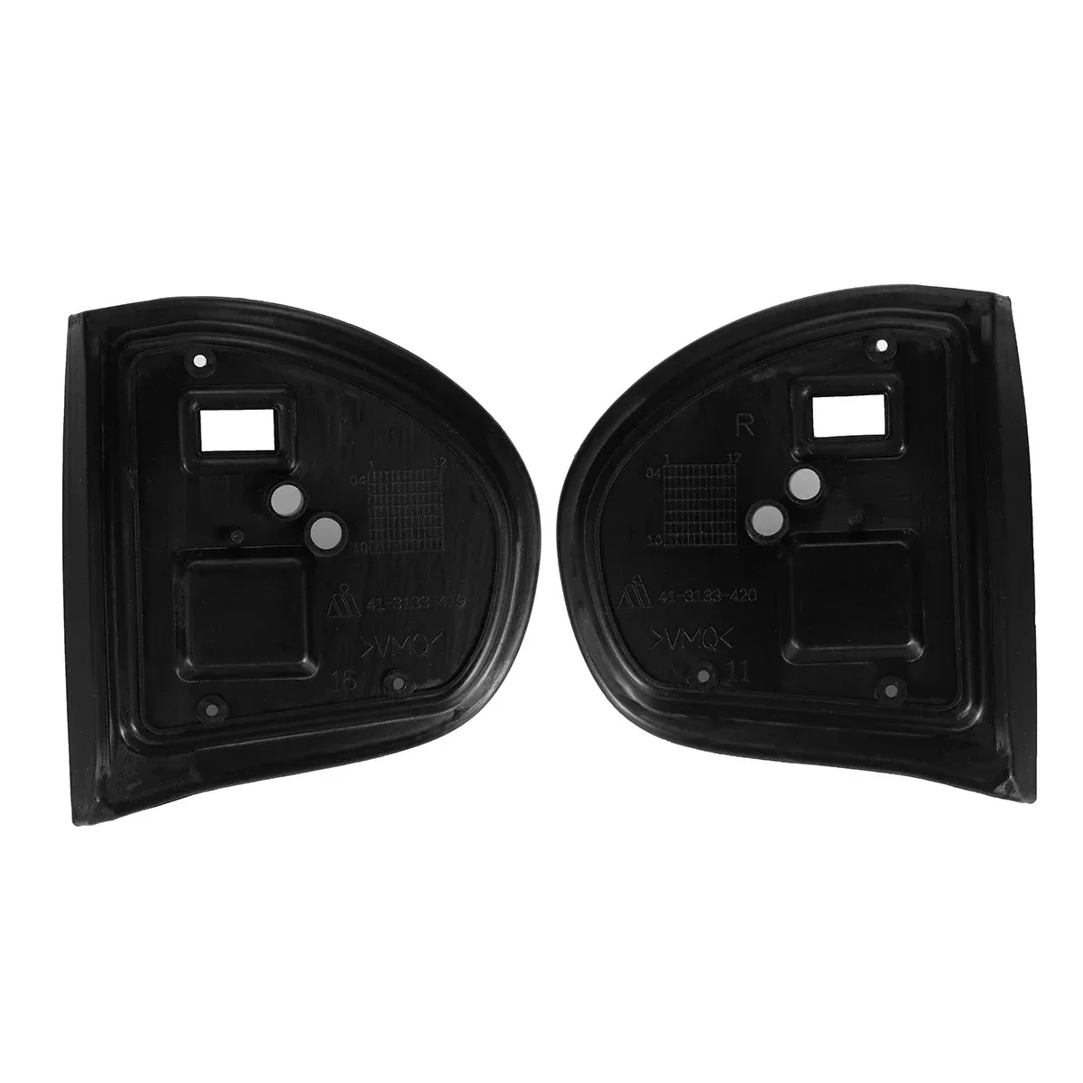 Фото 2 шт. прокладок для основания зеркала для Mercedes Benz CL203/S203/S210/W211 E/C класса W211 W203 2000-2009 годов выпуска. Резиновое уплотнение основания зеркала заднего вида. №4