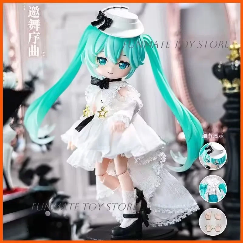 Фото Коллекционная фигурка Hatsune Miku 14 см (BJD&MJD) в закрытой упаковке, модная игрушка-украшение для рабочего стола, сюрприз-кукла, подарок №3