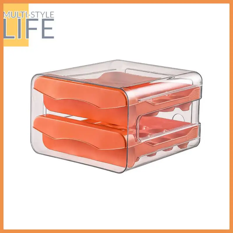 

32 Grids Egg Storage Box Multifunctional High Quality Egg Tray 2 Layer Kitchen Egg Holder Kitchen Organizer