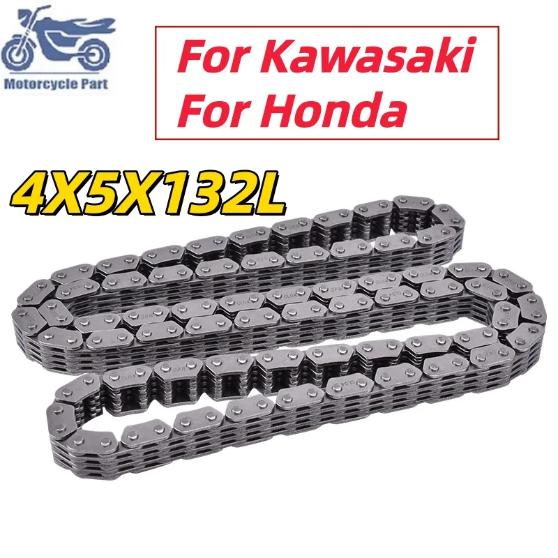 Фото Цепь ГРМ для мотоциклов Kawasaki ZX400 ZZR400 ZRX ZX500 ZZR500 ZZR600 ZZR800 ZX-12R ZZR1200 и Honda CBR1100XX №2