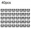 

30pcs/40pcs Car Windshield Rear Glass Molding Trim Clips New Plastic Fastener Accessories For Ford 64-93 #C5ZZ6543413-B