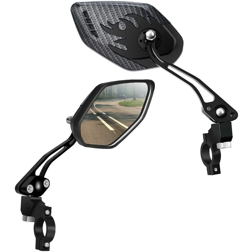 

1 Pair Bike Side Mirror Bike Rear Mirror Bike Rearview Mirrors Handle Rear View Mirror Bike Eye Mirror Cycling Rear View Mirror