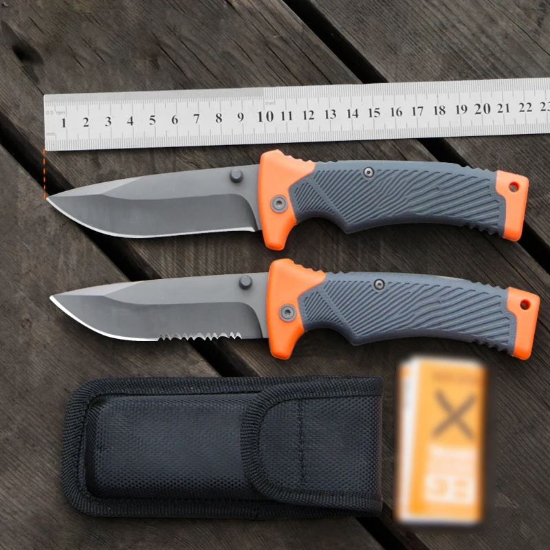 

7CR17Mov Blade Tactical Folding Knife G10 ABS Handle Hunting Survival Pocket Knives EDC Multi Tools Men's Collection Gift