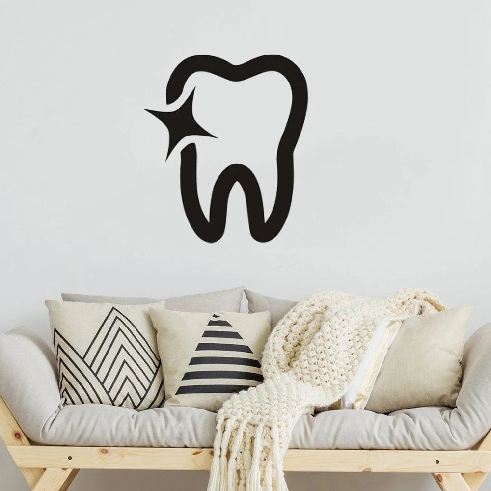 Виниловые наклейки на стену для стоматологической клиники