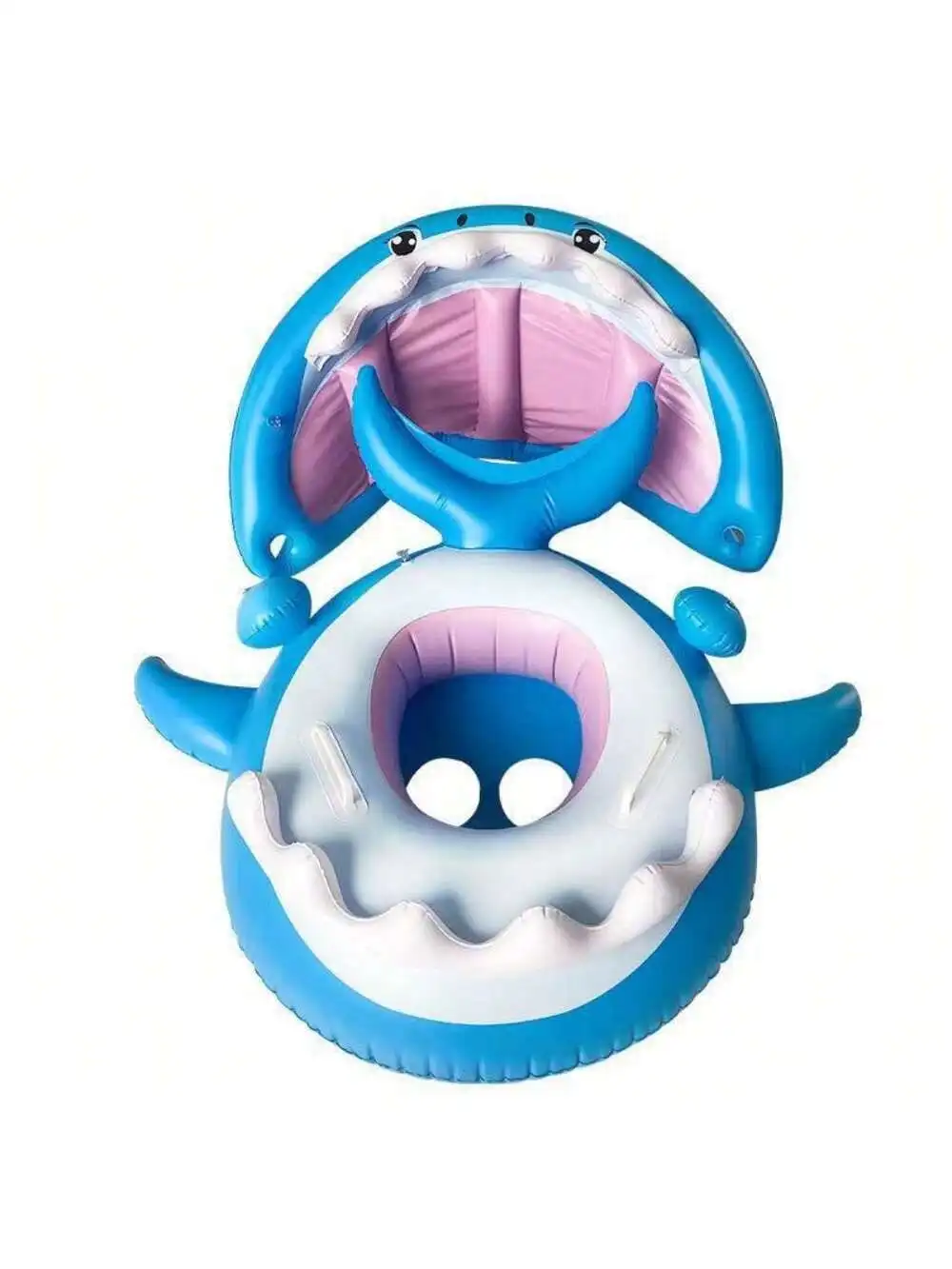 Надувная плавающая лодка для бассейна регулируемая защита от солнца топист