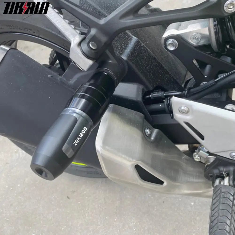 

Motorcycle Aluminum Crash Pads Exhaust Sliders Crash Protector For Kawasaki ZRX1200 ZRX 1200 1999-2007 2003 2004 2005 2006 Parts