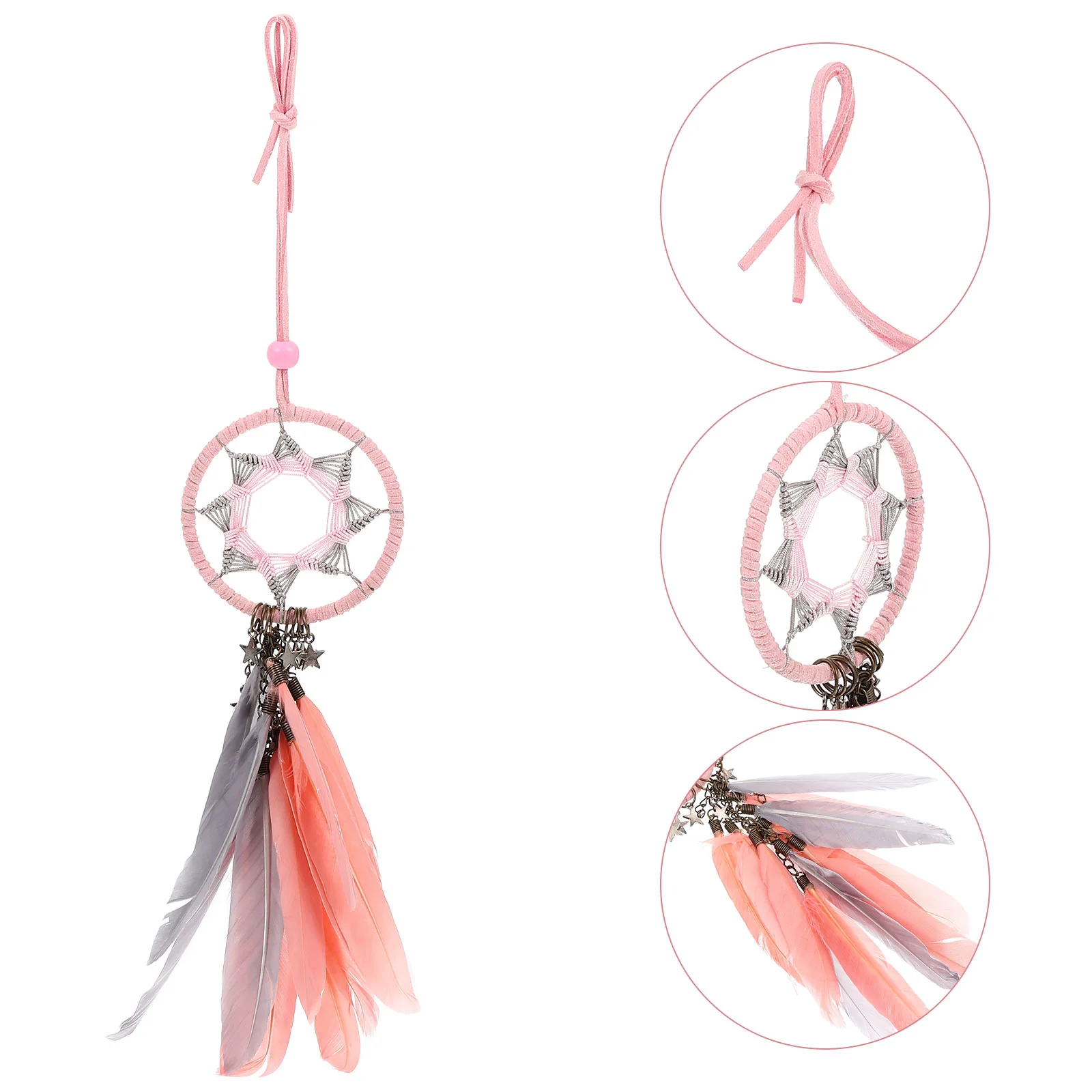 

Dream Catcher Hanging Car Decor Pendant Ornament Wall Dreamcatcher Mirror Grunge Room Charm Home Decoration Rearview