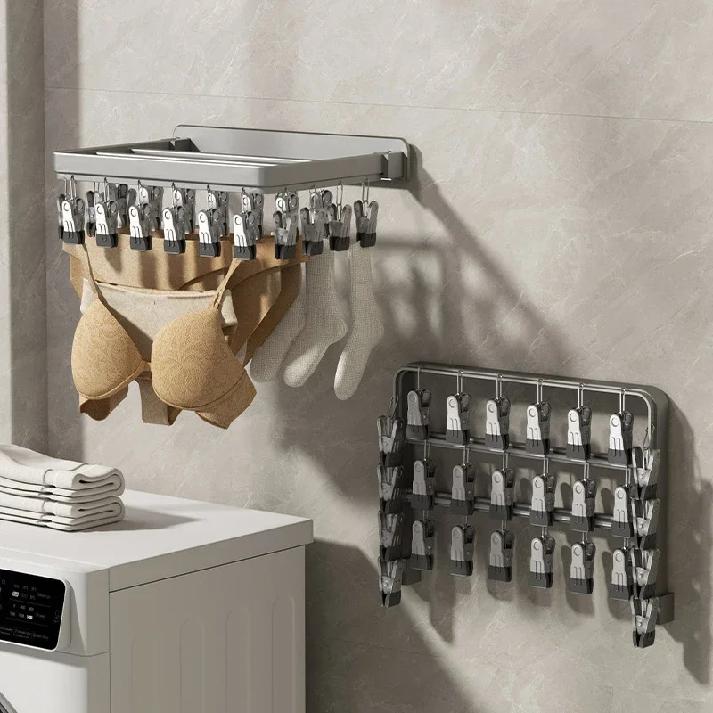 

Rack Space Windproof Clothespin Clothes Multi-clip Hanger Drying Windproof Baby 12/20/26 Hanging Aluminum Home Socks Drying