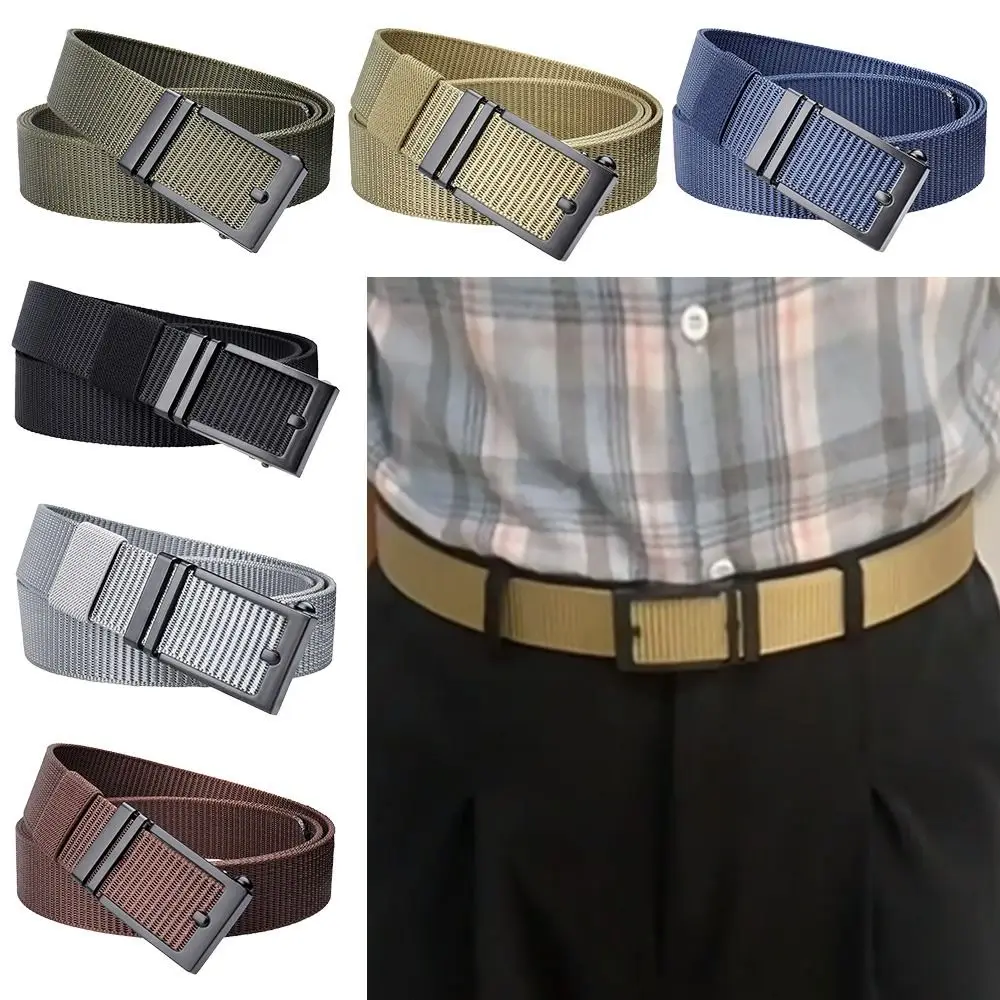 High Quality Canvas Accessories Jeans Nylon Webbing Waist Strap Men's Belt Fabric Belt