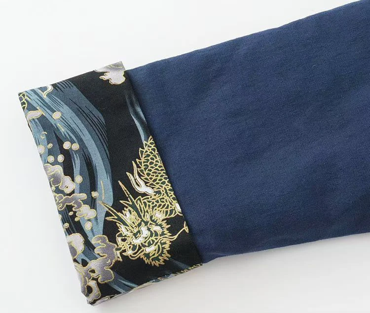 Мужской удобный свободный костюм с длинными рукавами для кунг-фу китайские