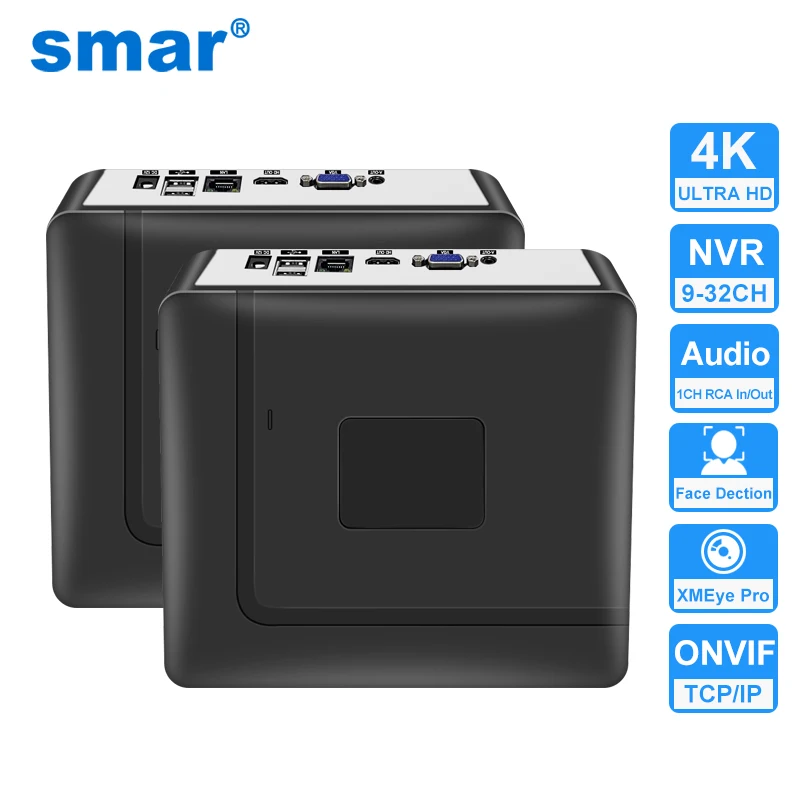 

Smar NX1009K/N008F/N1016GL 4K Видеорегистратор безопасности 32CH