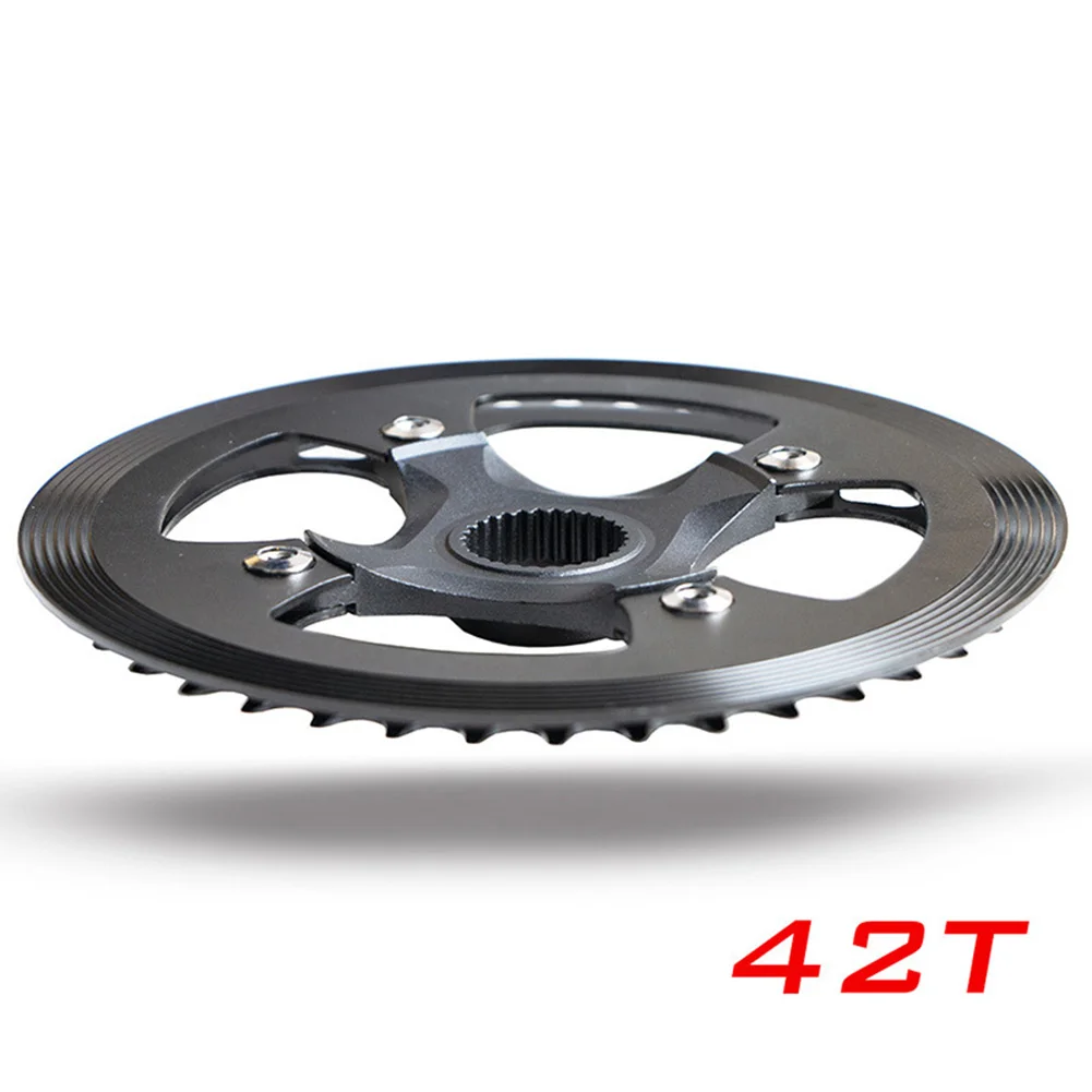 

For Bafang Motor Four-claw Base BCD104mm Central Motor Tooth Plate Conversion Crankset Conversion Seat Ebike Cycling Parts