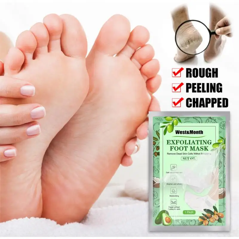 

1/5/10pack Exfoliating Foot Mask Dead Skin Remover Calluses Moisturizing Foot Mask For Pedicure Socks Nourishing Feet Care Cream