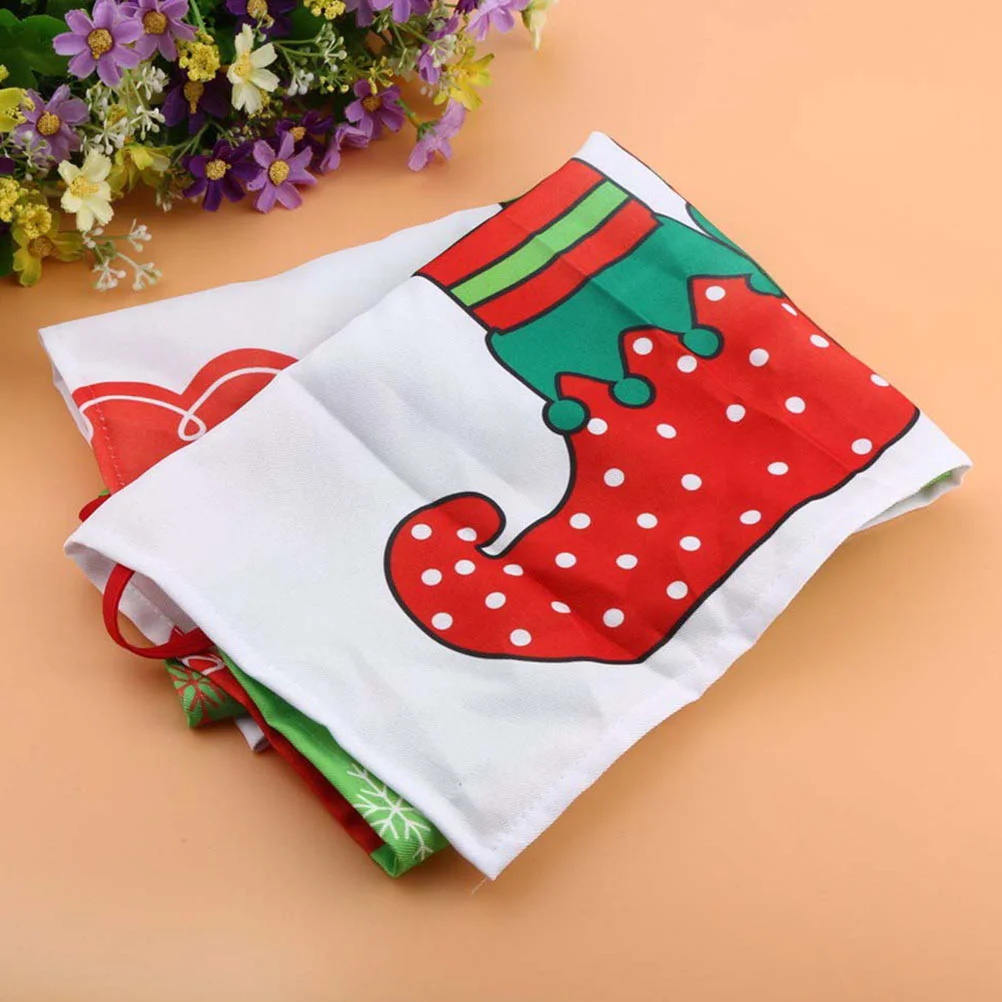 

2Pcs Holiday Apron Christmas Apron Christmas Santa Costume Christmas Cooking Apron Apron Festive