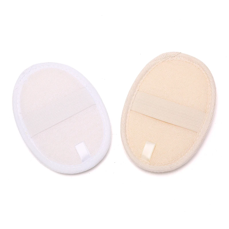 Губка из натуральной люфы отшелушивающие перчатки для ванны дисковая подушечка