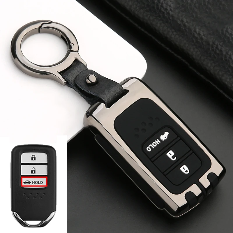 

Car Key Cover Case Accessories For Honda CRV CR-V Civic Accord HRV City Odyssey XR-V BR-V Pilot Jazz Jade Crider Freed Shuttle