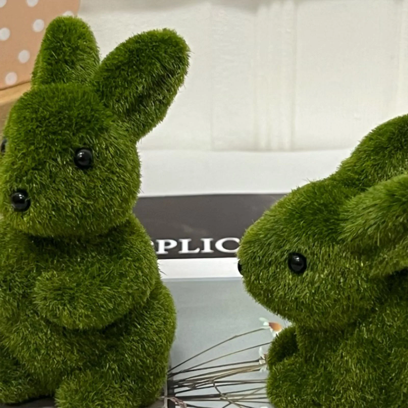Полимерный кролик Mossy игрушка в виде животного милый ручной работы с