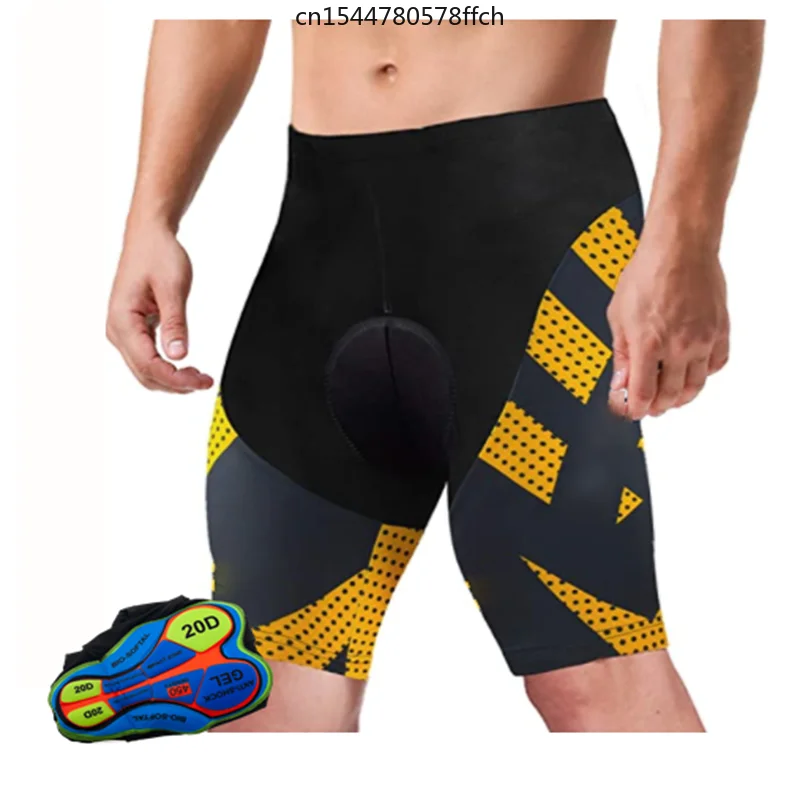 

Pro Team Tights Sports Wear Bycicle Clothes 20D Gel Padded Cycling Shorts Men Bicycle short Pants Mtb Bike Trousers
