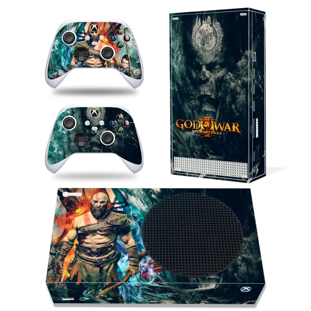 

God Of War Style Xbox Series S Skin Sticker for Console & 2 Controllers Decal Vinyl Protective Skins Style 1