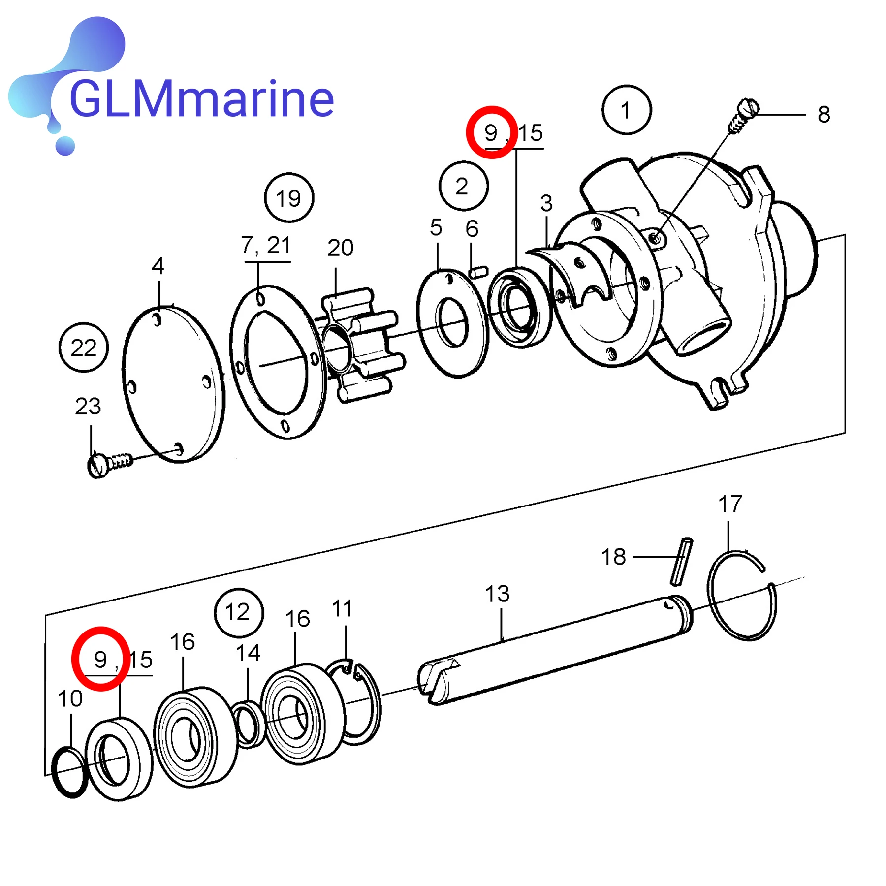 Фото 2шт масляное уплотнительное кольцо 833996   Для Volvo Penta AQ MD 115 130 165 170 D21 серии 2001 2002 2003 B G T Замена 18-2044 №2